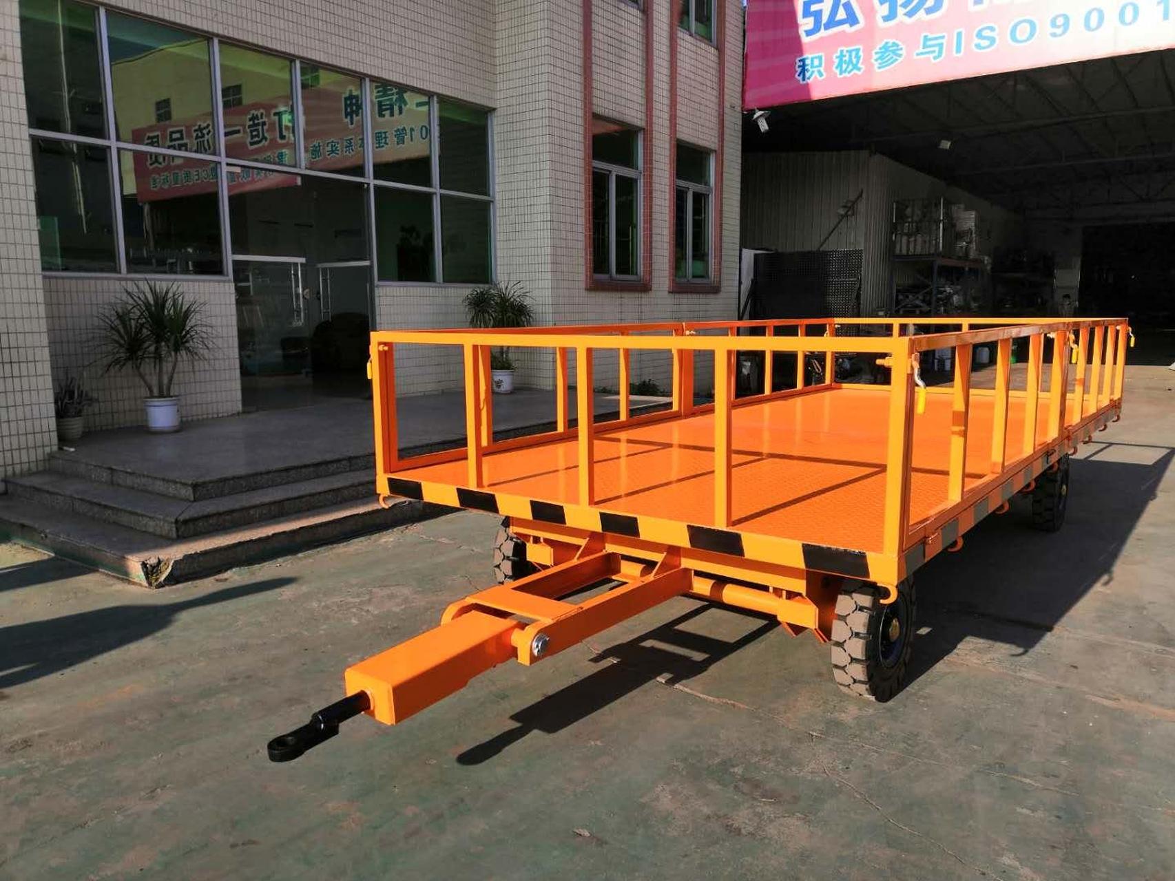 5噸護(hù)欄型平板拖車(chē)、工業(yè)全掛車(chē)案例