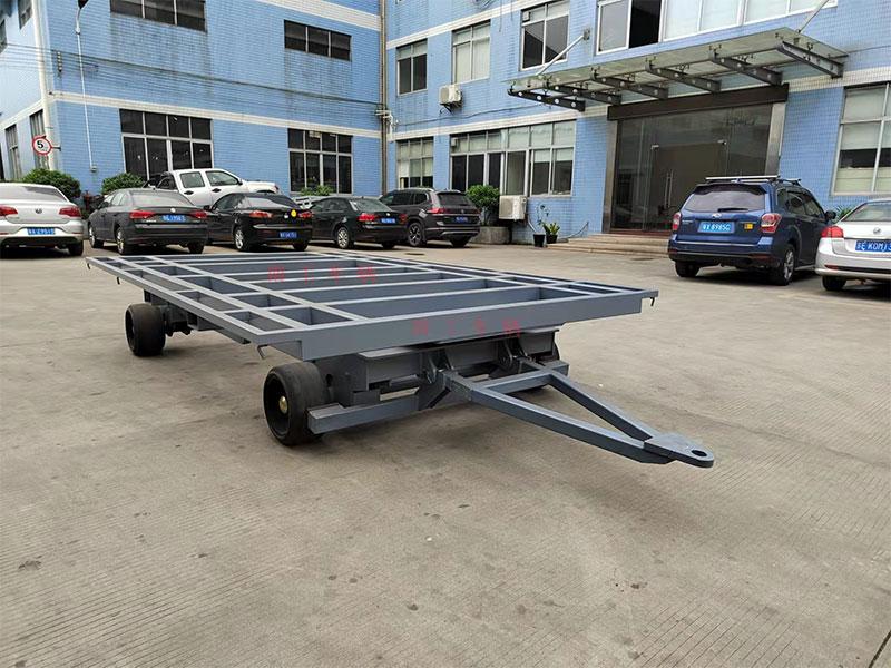 5T skeleton flat trailer full trailer